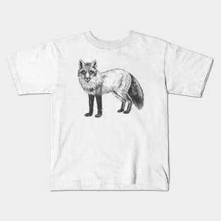 Fox drawing Kids T-Shirt